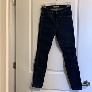 Madewell high rise skinny jeans